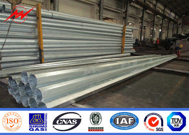 Electricity Distribution Steel Utility Electric Telescoping Pole Hot Dip Galvanization supplier