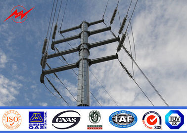 69kv Galvanized Steel Utility Pole For Electricity Distribution Line supplier