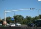 10m Cross Arm Galvanized Driveway Light Poles Street Lamp Pole 7m Length supplier