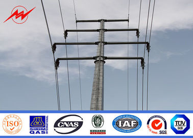 EN10149 S500MC High Power Steel Utility Pole For Electrical Transmission , 5-80m Height supplier