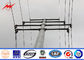 11M 1.8 Safety Factor Steel Utility Poles For Power Transmission Line Project supplier