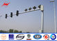 6m 12m Length Q345 Traffic Light / Street Lamp Pole For Traffic Signal System supplier