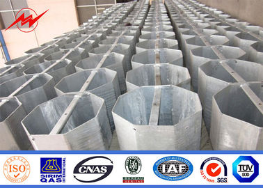 9m 300Dan Octagonal Tapered Electrical Power Pole Anti - corrosion Surface Treatment supplier