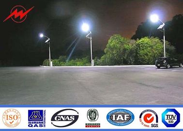 Double Arm 60W LED Commercial Outside Light Pole Wind - Proof High Mast Pole supplier