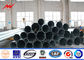 18m 20m 25m Galvanized Power Transmission Poles For 110 Kv Cables Power Coating supplier