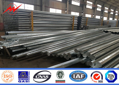 Electric Power Transmission Line Steel Tubular Pole 10kV Hot Dip Galvanized supplier