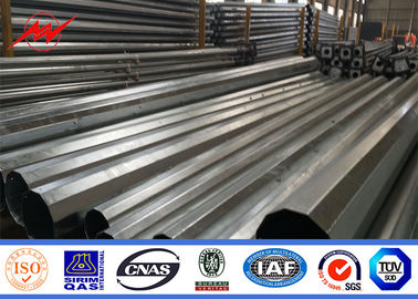 30m/S 220kv Double Circuit Galvanized Steel Power Pole supplier