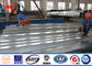 Tubular Steel Galvanization Electrical Power Pole 10kv For Transmission Line supplier