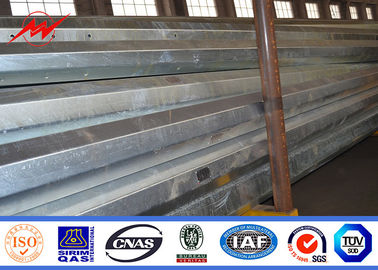 12m 1250Dan Galvanized Steel Power Pole For 69kv Power Transmission supplier