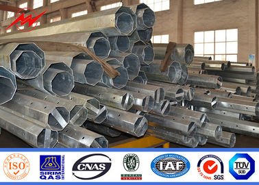 12m 1250Dan Galvanized Steel Power Pole For 69kv Power Transmission supplier