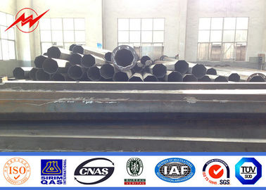 ASTM A572 GR50 15m Steel Tubular Pole For Power Distribution Line Project supplier