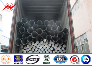 10kV Hot Dip Galvanized Electric Power Transmission Line Tubular Steel Poles supplier