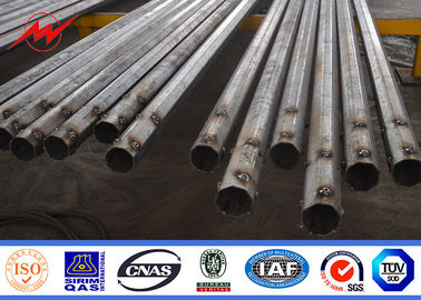 Hot - Dip Galvanized Engineering steel Street Light Poles 12M 30w 120w supplier