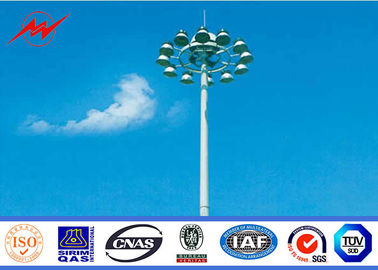 30m outdoor galvanized high mast light pole for football stadium supplier