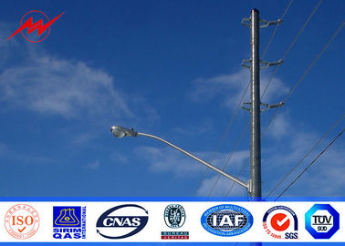 36M High Tension 8mm Thickness Steel Tubular Power Pole For Electricity distribution supplier