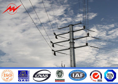 132kv 15m Octagonal Galvanized Steel Pole For Power Distribution Line supplier