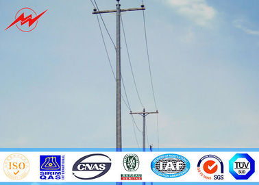 15M Tubular Galvanized  Steel Utility Power Electrical Pole Venezuela For 33KV Electrical Power Distribution supplier