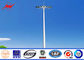 Radio Telecommunication Steel Monopole Antenna High Mast Communication Tower supplier