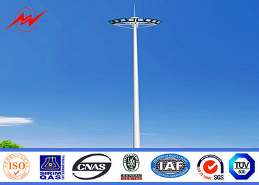 Radio Telecommunication Steel Monopole Antenna High Mast Communication Tower supplier