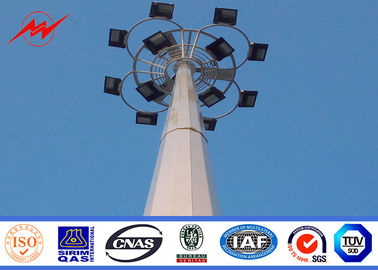 20m High Mast Tower Tubular Steel Monopole Communication Tower With Galvanization supplier