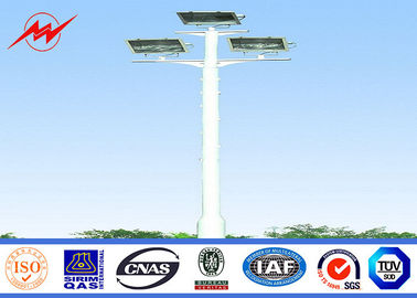 40M Outdoor Hot Dip Galvanized High Mast Tower With Rasing system for Stadium Lighting supplier