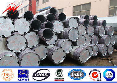 Hot Dip Galvanized Electrical Transmission Poles With 50 Years Life Time supplier