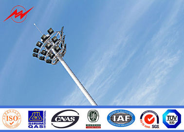 15 Meter Single Pole Tubular Antenna High Towers Lighting Mast Light Tower supplier