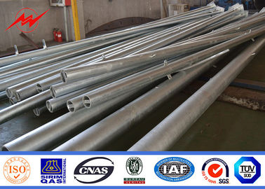 Q235 Q345 Galvanized Steel Street Lighting Pole 4m , 5m , 6m,  8m , 10m , 12m Height supplier