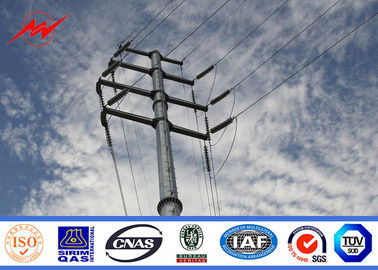 Hot Dip Galvanized Steel Power Pole For Electrical Distribution Line supplier