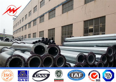 Galvanized Steel Electrical Power Pole For Transmission And Distribution supplier