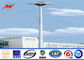 12 Sides 50M Electric High Mast Lighting Poles With Aotumatic Hoisting System supplier