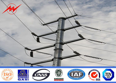 Electricity Steel Power Poles , Distribution Line / Transmission Line Poles supplier