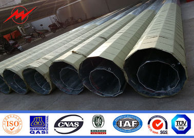 Galvanized Electricity Steel Metal Utility Poles 120 Ft Shigh Tension Power Lines supplier