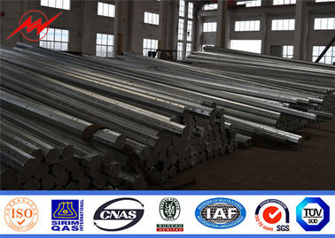 Line 30ft Electrical Telescoping Steel Utility Poles High Voltage Power Transmission Pole supplier