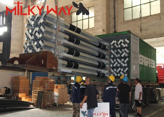 11m 3.8mm 7.2mm 80-100 microm Average Hot Dip Galvanization for Durable Galvanized Steel Pole supplier