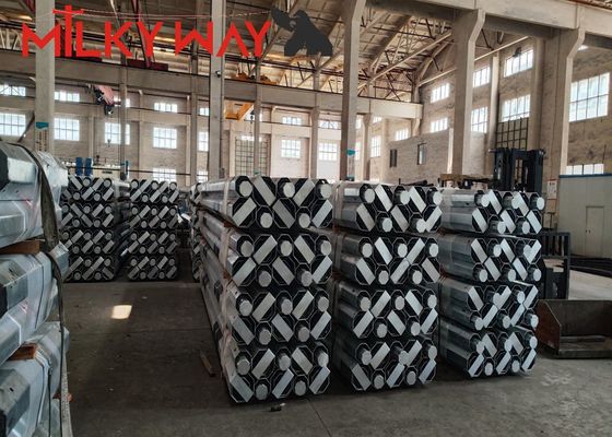 11m 3.8mm 7.2mm 80-100 microm Average Hot Dip Galvanization for Durable Galvanized Steel Pole supplier
