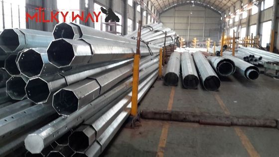 Hot Rolled Coil Steel Utility Poles Q460 ASTM573 GR65 GR50 SS400 SS490 To ST52 For Electricity Distribution supplier