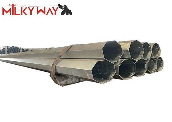 80FT 90FT 1400kg bitumen 5mm electrical power pole for power transmission supplier
