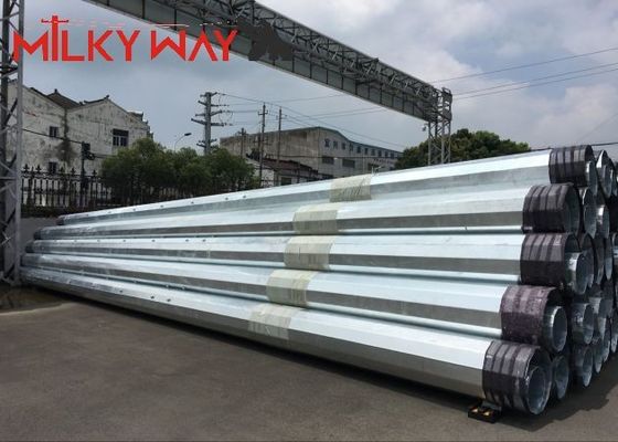 9m-13m Steel Tubular Pole With Hot Dip Galvanization supplier