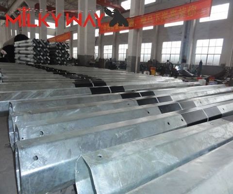 9m-13m Steel Tubular Pole With Hot Dip Galvanization supplier