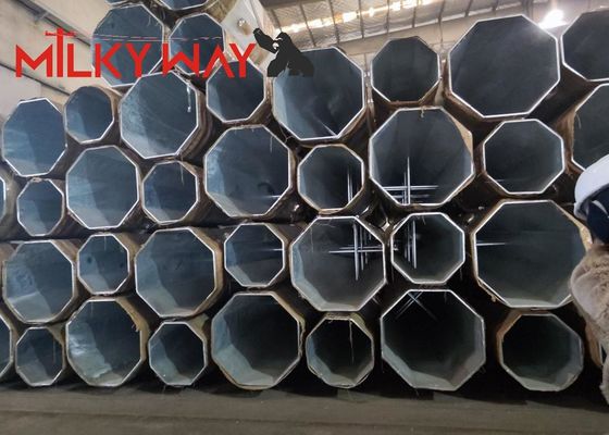60FT  18m Electrical Power Pole For Steel Pole Tower supplier