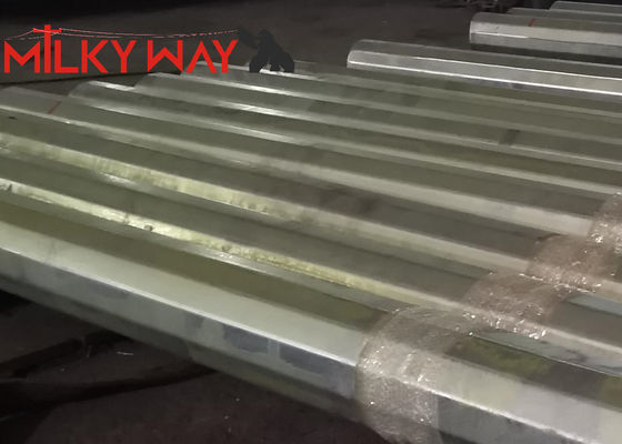 80FT 3sections 1200kg/1680kg/2000kg Philippines NGCP Standard Electric Steel Poles Column supplier