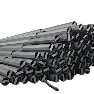 NEA Standard 11M Galvanized Steel Pole with 15 Years Warranty and Gr.65 Material supplier