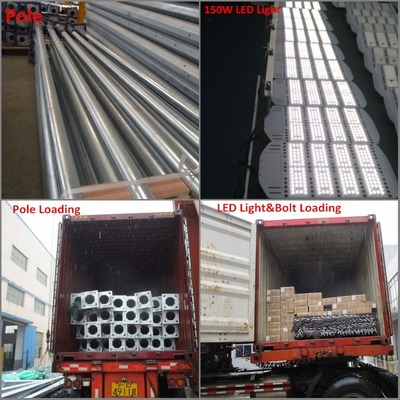 18m 33kV Steel Utility Power Pole with Q235 Material for Transmission Line Tower supplier