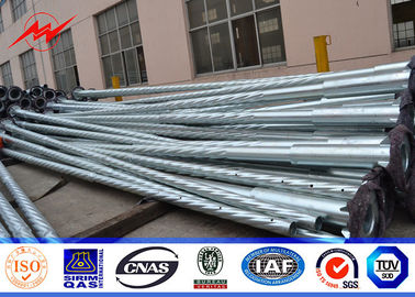 27m Galvanized Metal Power Transmission Poles For Electric Pole Tower supplier
