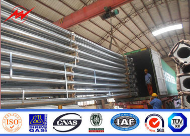 35 Feet Steel Power Pole Grade One Protect Level Galvanization Electrical Steel Pole supplier