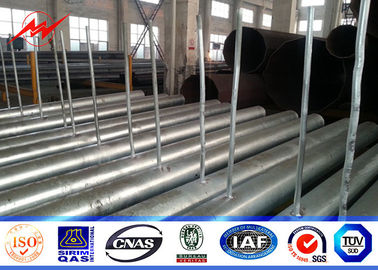 20M 20KN Afrian Anchor Bolt Type Steel Transmission Pole With 2.5mm - 30mm Bare Thickness supplier