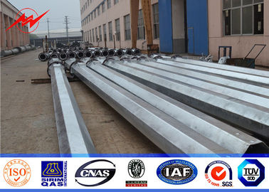 Low - Voltage 11.9m Power Transmission Poles For 69 Kv Transmission Line Project supplier