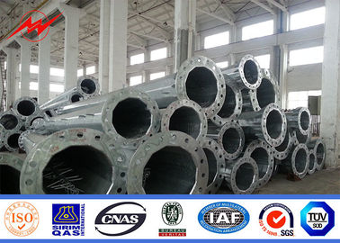 Asian Standard Hot Dip Galvanized Electrical Power Pole Embedded Ground Level supplier