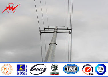 High Voltage Galvanized Power Transmission Steel Poles For Electric Power Equipment supplier